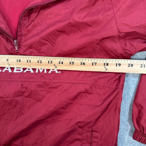 Alabama Crimson Tide Red Oak Sportswear 1/4 Zip Pullover Windbreaker Size Large - Picture 5 of 7